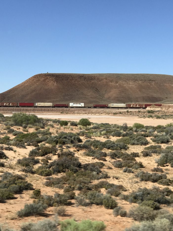 Train in remote outback South Australia