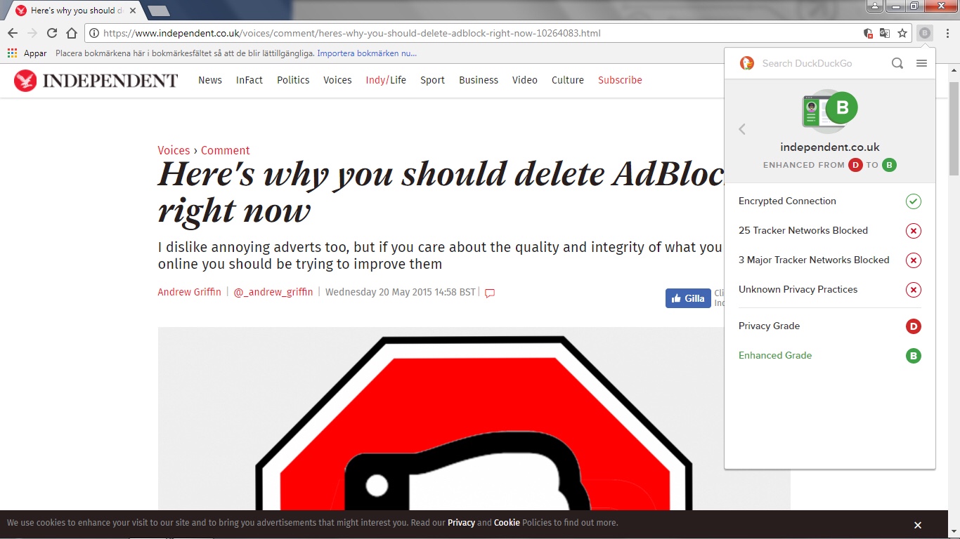 Independent is scummy