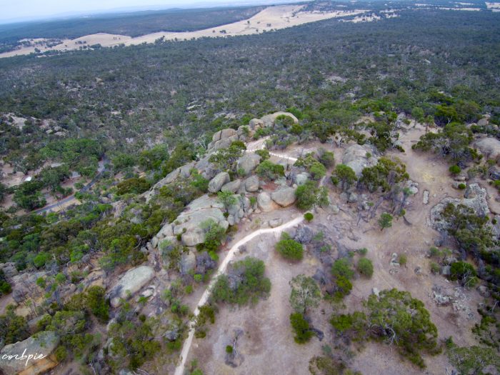 Melville caves from drone 2