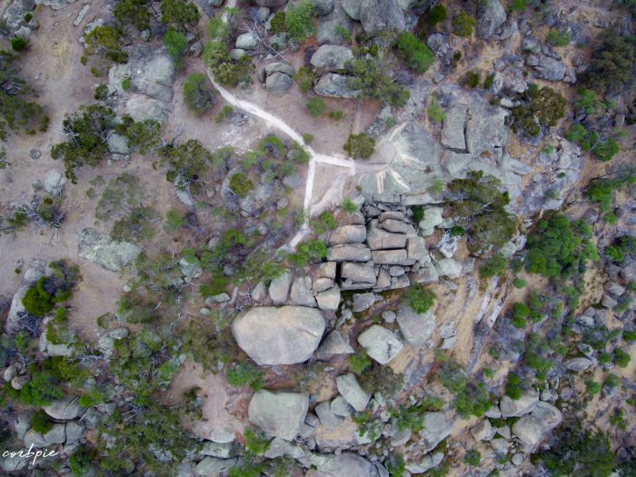 Melville caves from drone 5