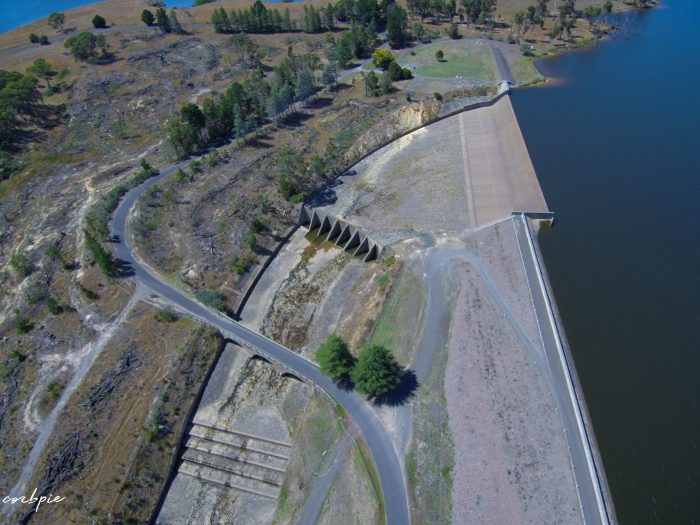 Upper Coliban reservoir spillway and bridge 2