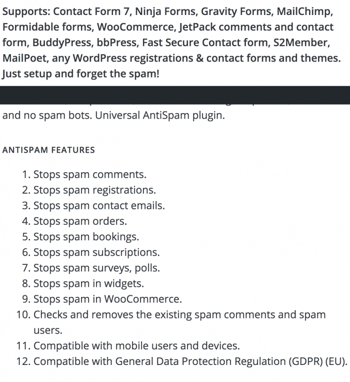 Antispam by Cleantalk