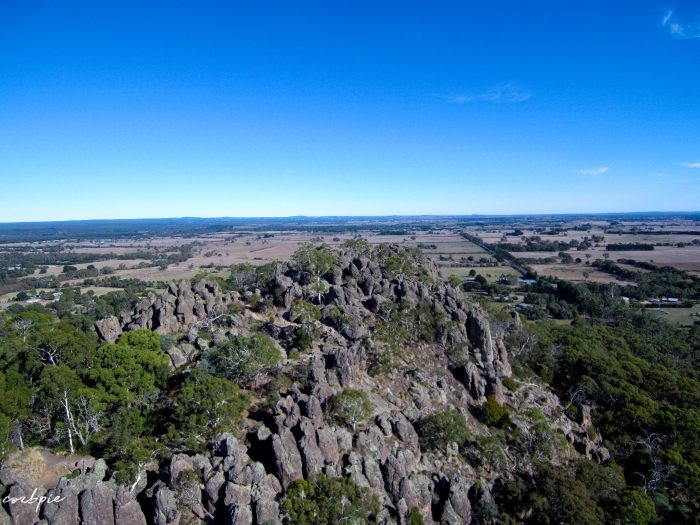 Hanging rock drone