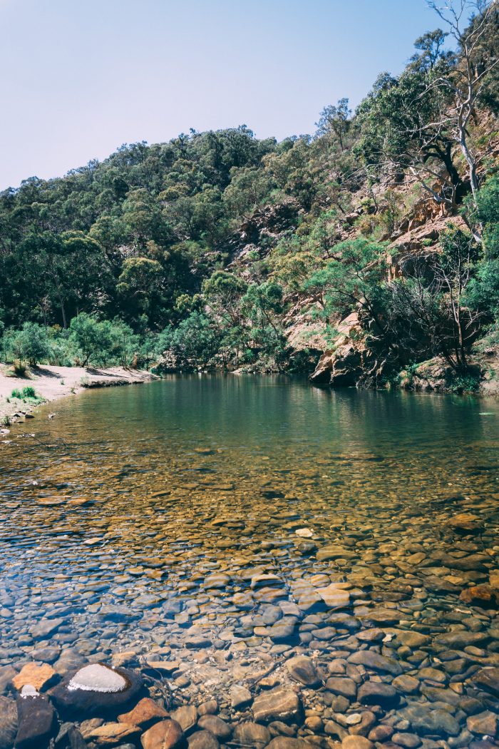 Grahams dam Lerderderg River 2