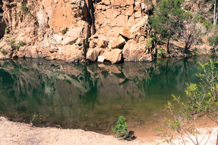 Grahams dam Lerderderg River 8