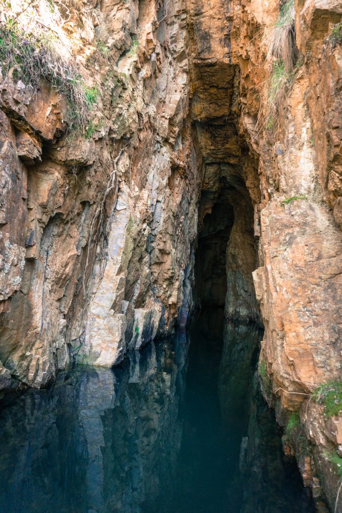 Lerderderg River tunnel inside 2