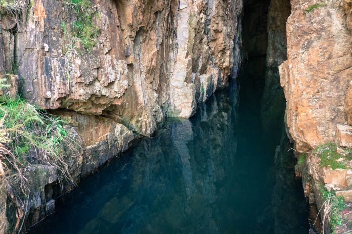 Lerderderg River tunnel inside 3