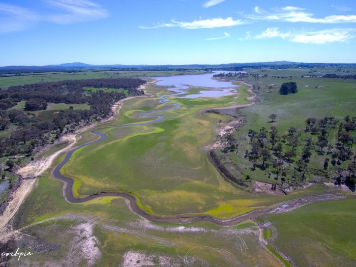 malmsbury reservoir drone dry 3