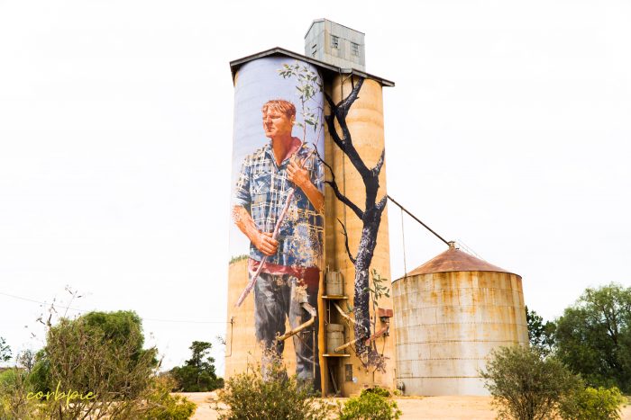 Patchewollock silo art silo trail 2019