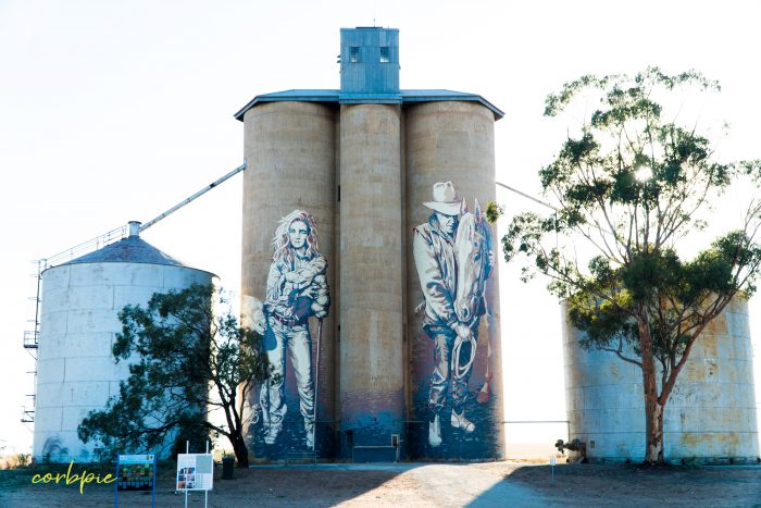 Roseberry silo art Silo trail