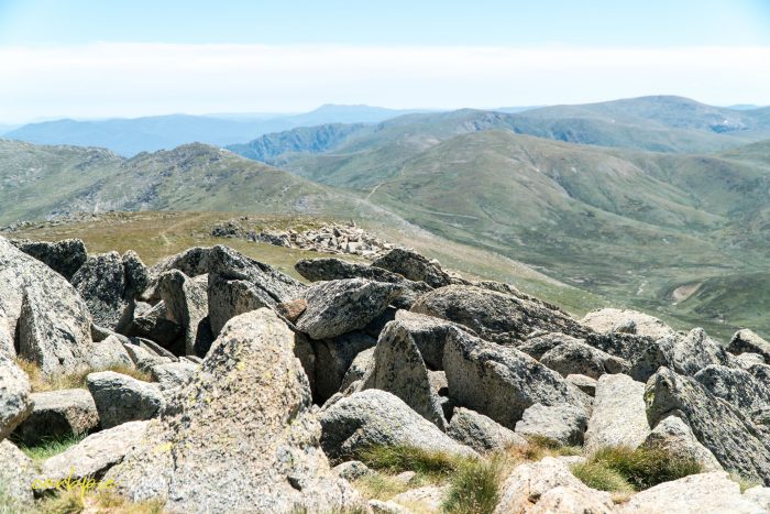 Vew from top of Mt Kosciuszko Summer 2019 Vew from top of Mt Kosciuszko Summer 2019