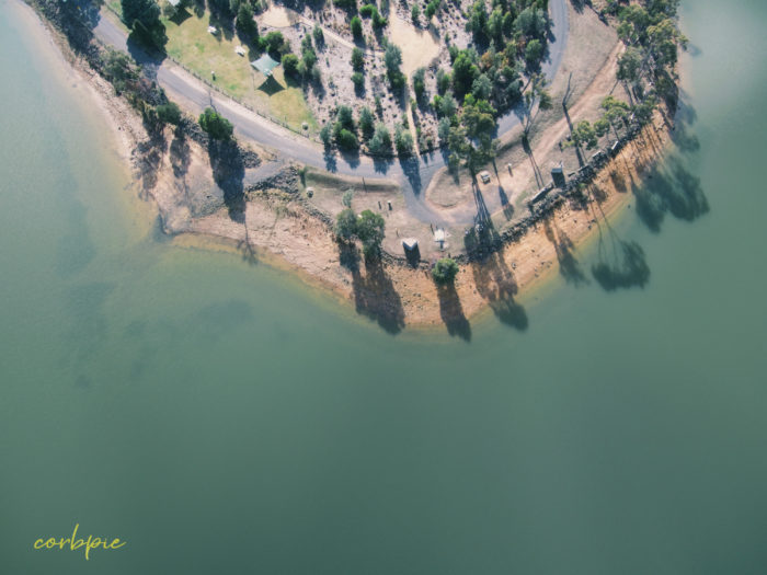 Lauriston reservoir Victoria drone 2019 2