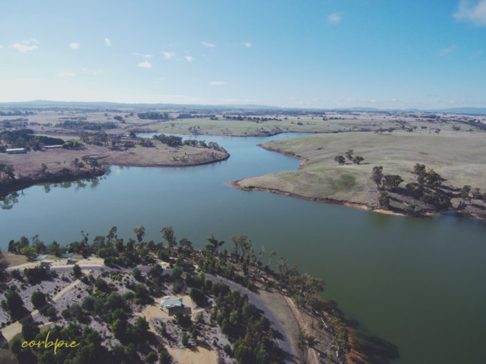Lauriston reservoir Victoria drone 2019 3