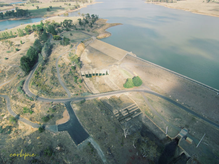 Upper Coliban reservoir Victoria drone 2019 2