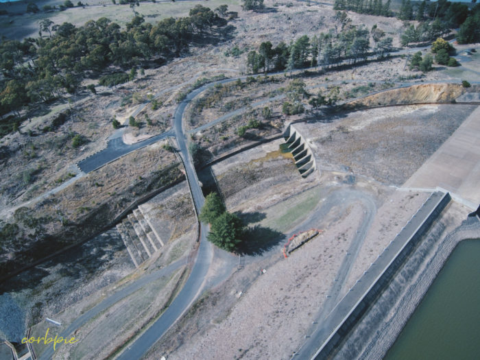 Upper Coliban reservoir Victoria drone 2019 4