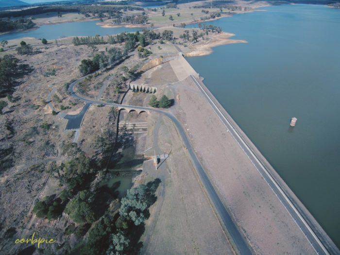 Upper Coliban reservoir Victoria drone 2019 5