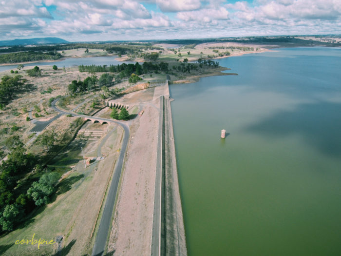Upper Coliban reservoir Victoria drone 2019 6
