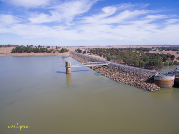 Cairn Curran reservoir drone 2019 11