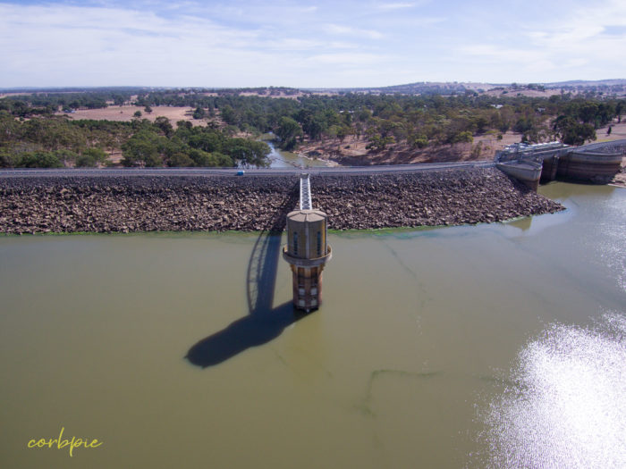 Cairn Curran reservoir drone 2019 2
