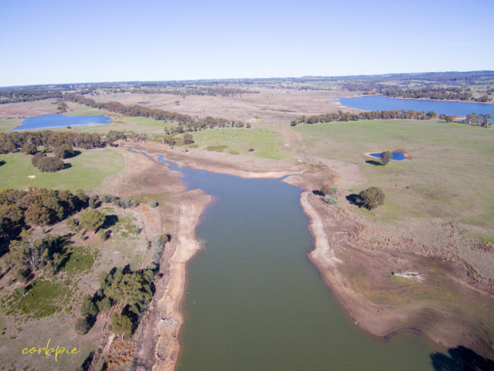 Upper Coliban reservoir drone 3