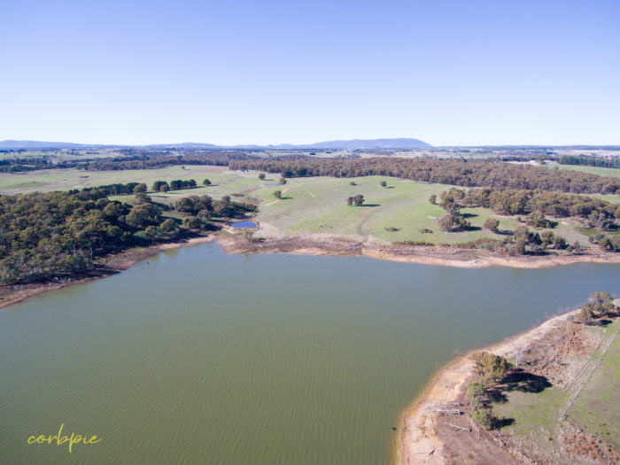 Upper Coliban reservoir drone 6