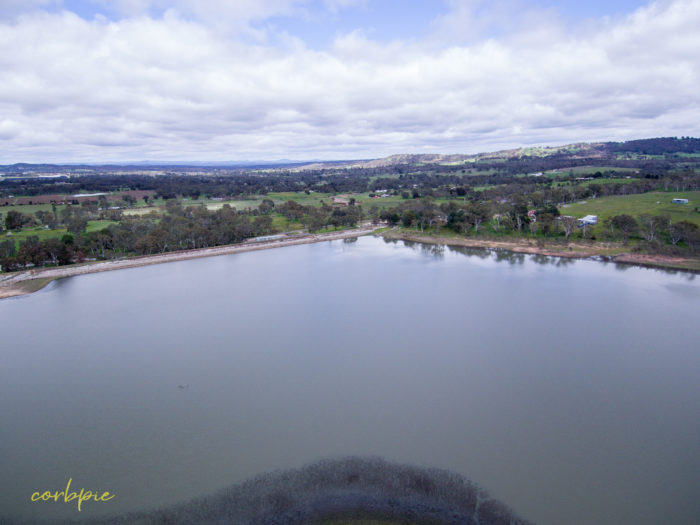 Barkers Creek Reservoir Harcourt drone 10