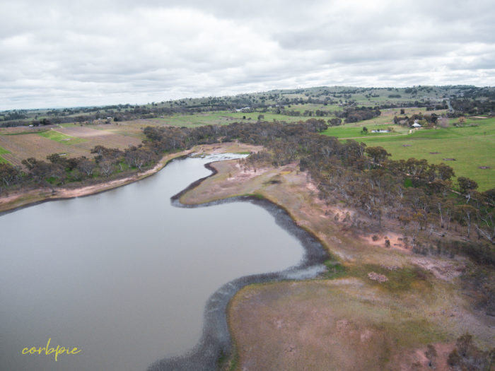 Barkers Creek Reservoir Harcourt drone 12