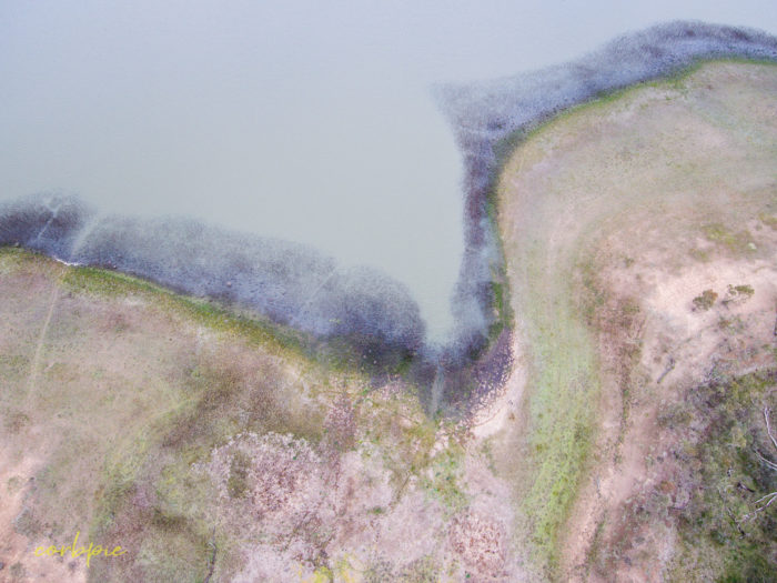 Barkers Creek Reservoir Harcourt drone 14