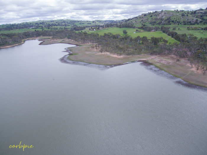 Barkers Creek Reservoir Harcourt drone 16