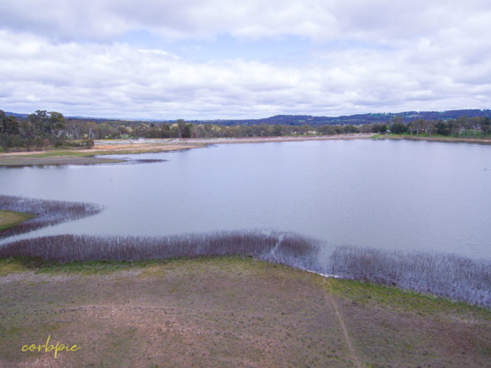 Barkers Creek Reservoir Harcourt drone 2
