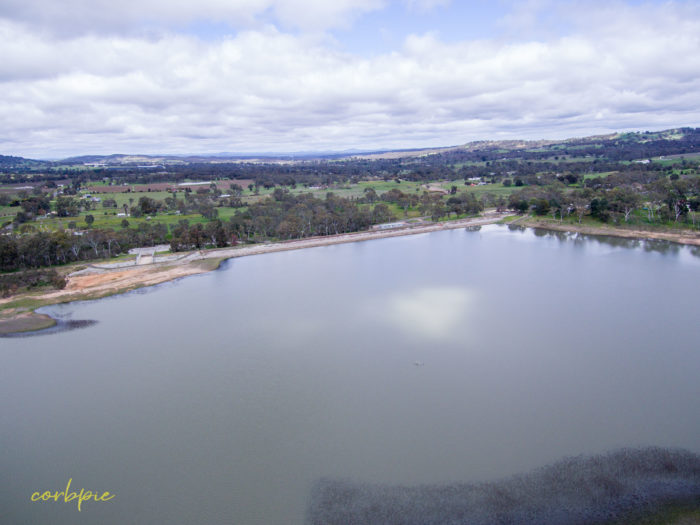 Barkers Creek Reservoir Harcourt drone 7