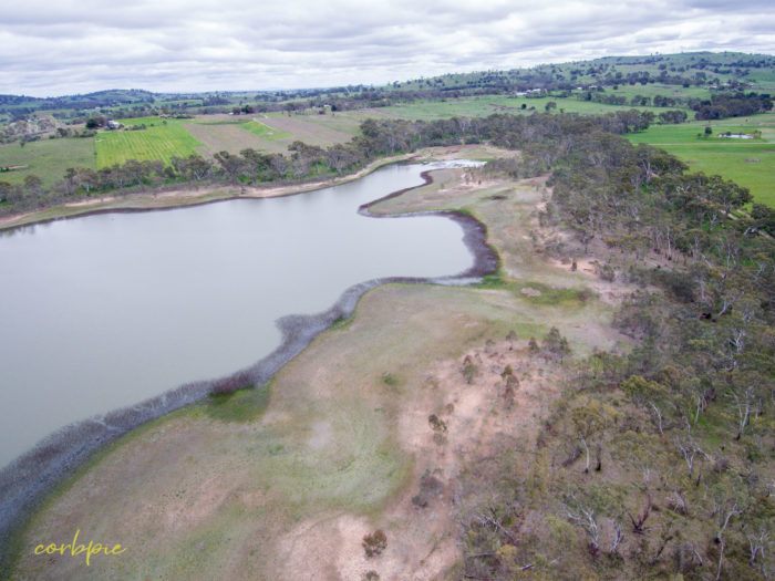 Barkers Creek Reservoir Harcourt drone 8