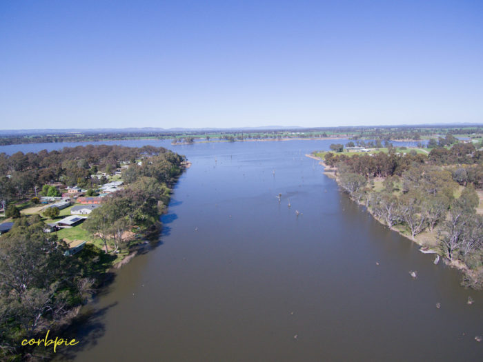 Goulburn Weir drone 13