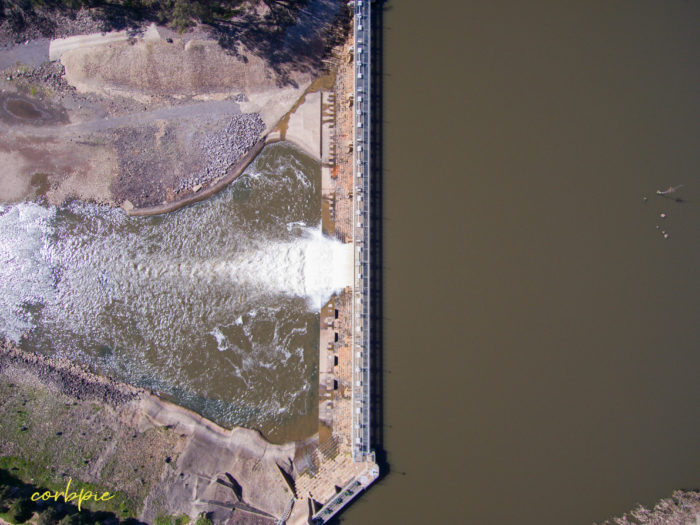 Goulburn Weir drone 2