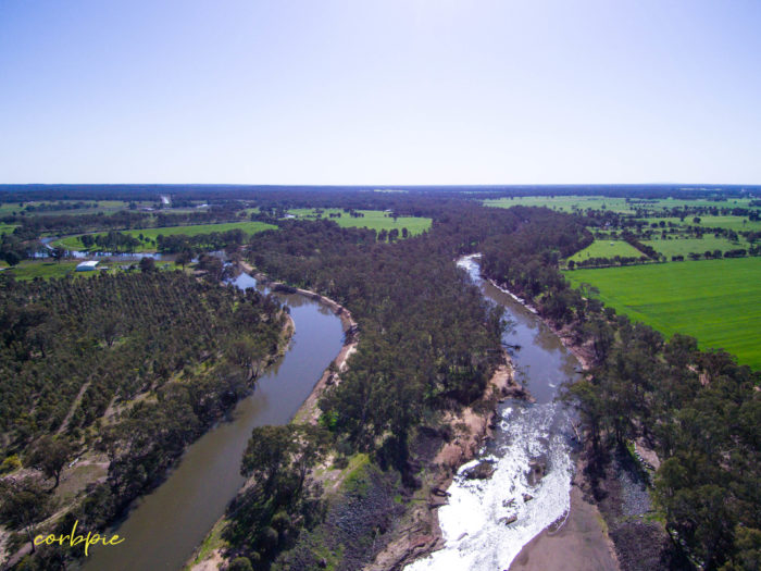 Goulburn Weir drone 3.