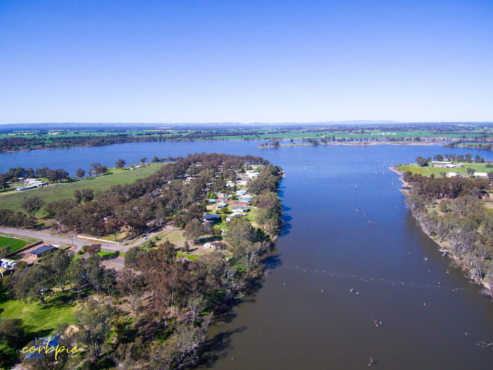 Goulburn Weir drone 4