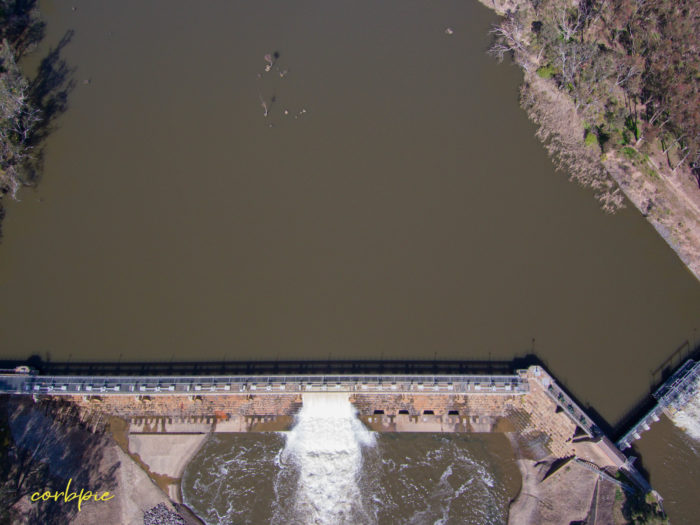 Goulburn Weir drone 5