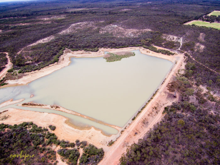 cockatoo hill reservoir drone 4