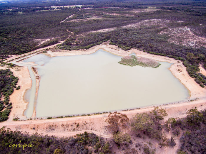 cockatoo hill reservoir drone