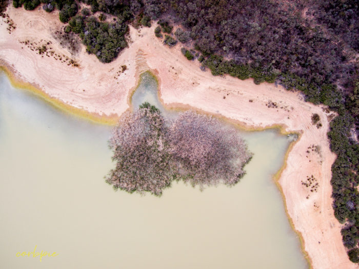 cockatoo hill reservoir drone 7
