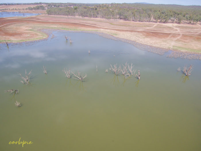 Point King Bay Lake Eppalock drone 13