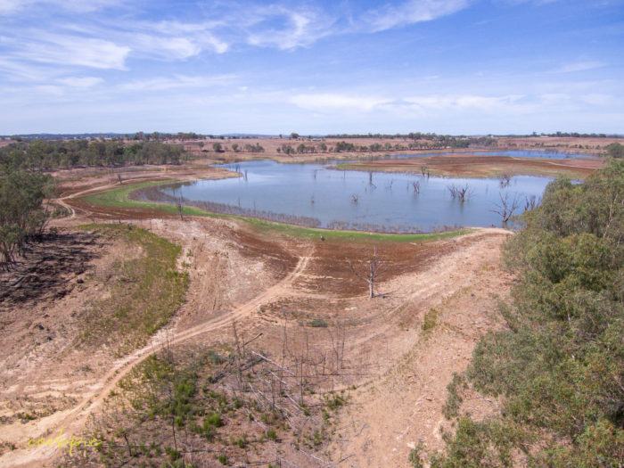Point King Bay Lake Eppalock drone 14