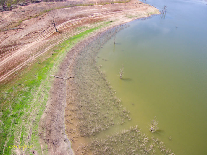 Point King Bay Lake Eppalock drone 15