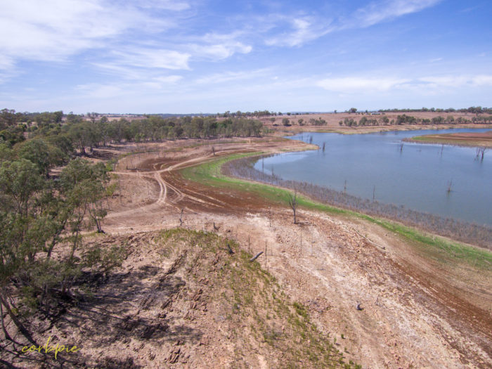 Point King Bay Lake Eppalock drone 16