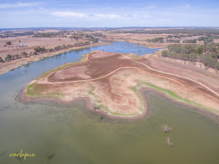 Point King Bay Lake Eppalock drone 5