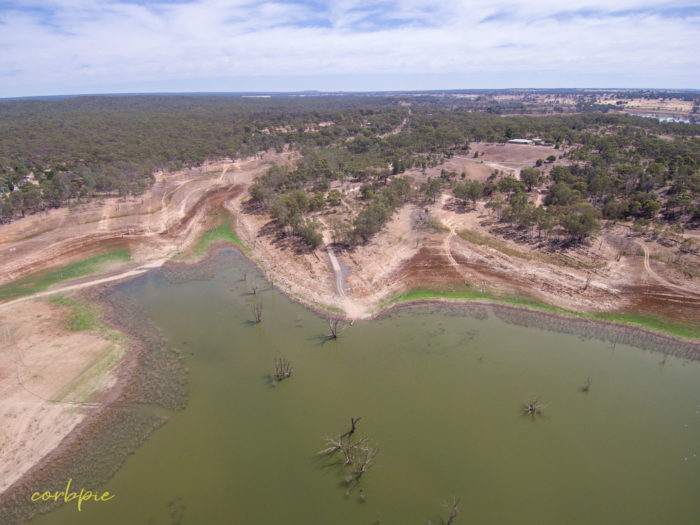 Point King Bay Lake Eppalock drone 7
