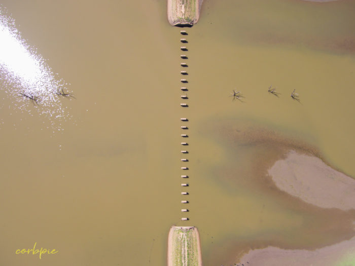 Cairn Curran old bridge drone 6