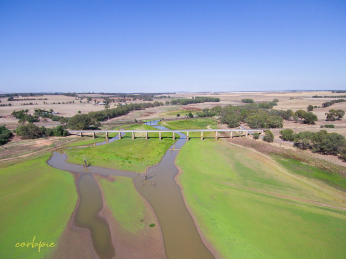 Cairn Curran rail bridge drone 2