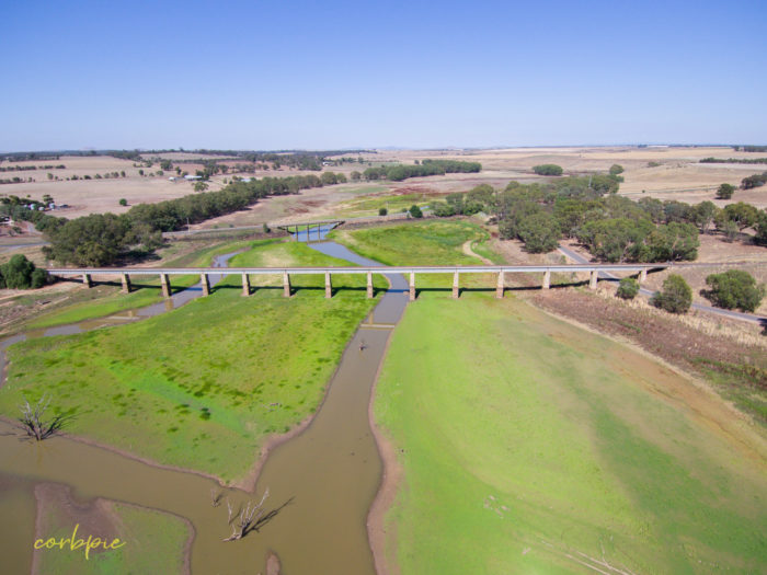 Cairn Curran rail bridge drone 3
