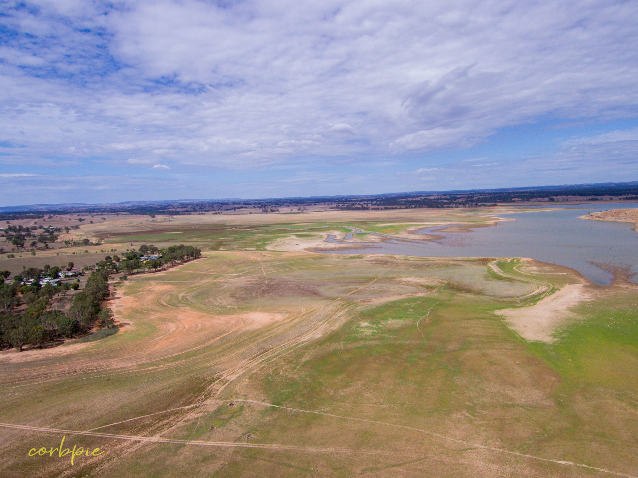 Derrinal Pool Lake Eppalock drone images and video – write